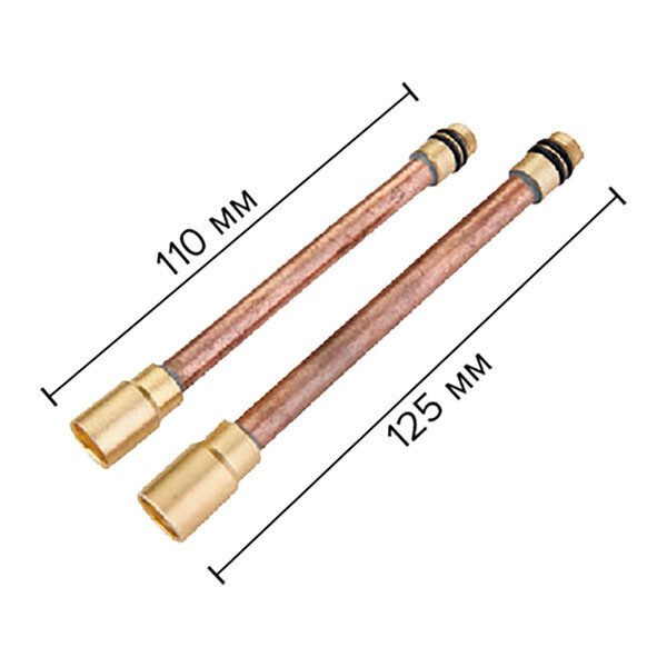 

Комплект удлинителей подводки смесителя 2 шт LRH401 ZX2641 Zerix (ZX2641)