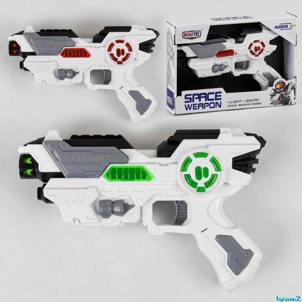 

Пистолет Space Weapon KT 218-13, свет, звук, на батарейках, в коробке