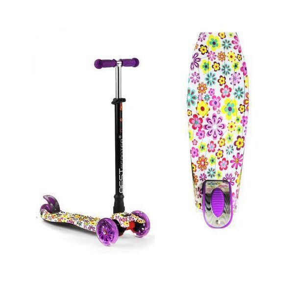 

Детский самокат 113-33288 MAXI Best Scooter, колеса с подсветкой