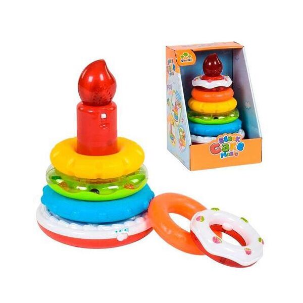 

Детская развивающая игрушка Пирамидка Тортик (SL 83100)