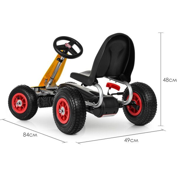 

Детский карт (веломобиль) М 4039-6 Bambi kart с обратным ходом и большими колесами