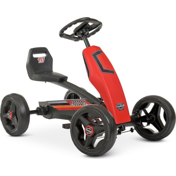 

Детский карт (веломобиль) M 4276E-3 Bambi kart с EVA колесами, стальной рамой и регулируемой спинкой и рулем