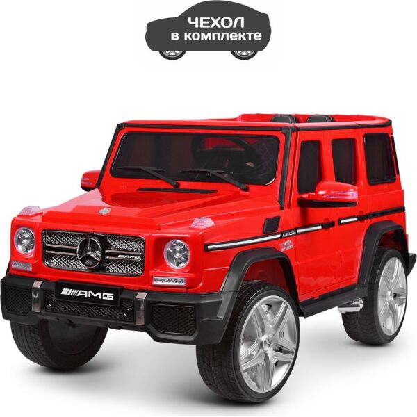 

Детский электромобиль Джип M 3567EBLR-3 с колесами Eva, открывающимся дверями, кожаными сиденьем, 35W