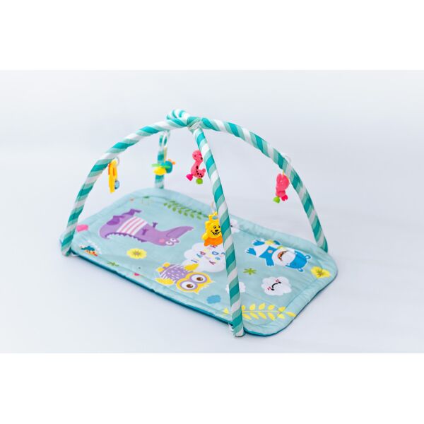 

Детский развивающий коврик Baby Game Blanket бирюзовый.