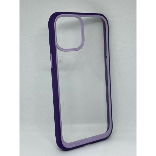 Акція на Противоударный чехол прозрачный Supcase Style для Iphone 12 Pro Max (6.7") Purple від Allo UA