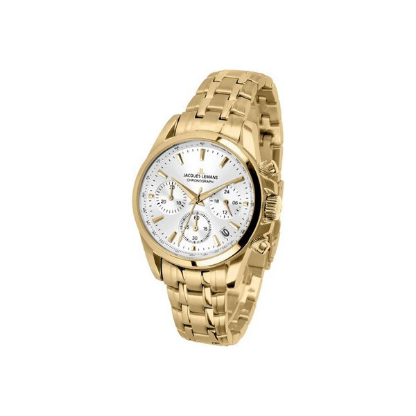 

Часы Jacques Lemans 1-1863ZG Liverpool Chronograph Damen 36mm 10ATM