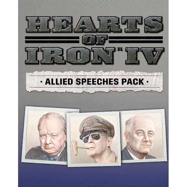 

Игра Hearts of Iron IV: Allied Speeches Pack для ПК (Ключ активации Steam)