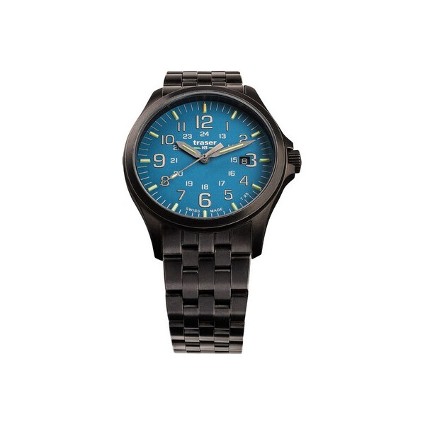 

Часы Traser H3 108740 P67 Officer GunMetal Skyblue Herren 42mm 10ATM