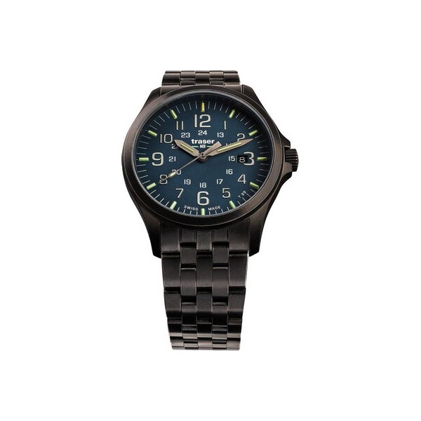 

Часы Traser H3 108739 P67 Officer GunMetal Blue Herren 42mm 10ATM