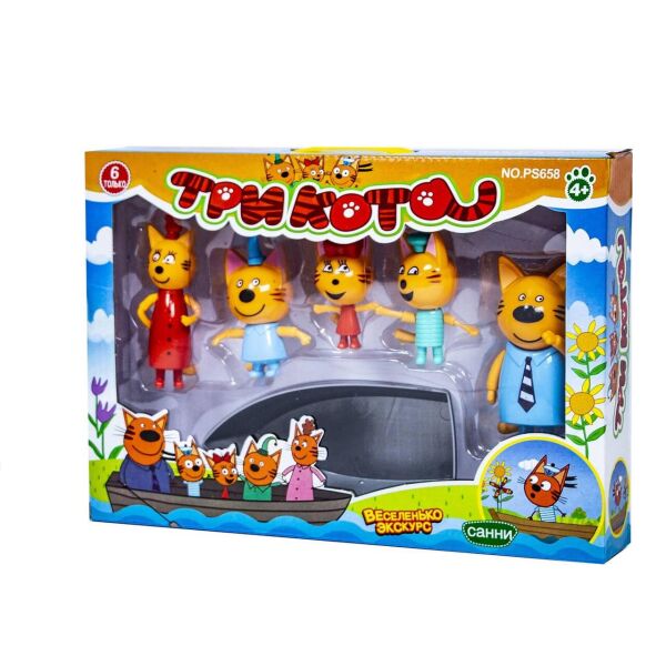 

Игровой набор фигурок Три Кота PS658
