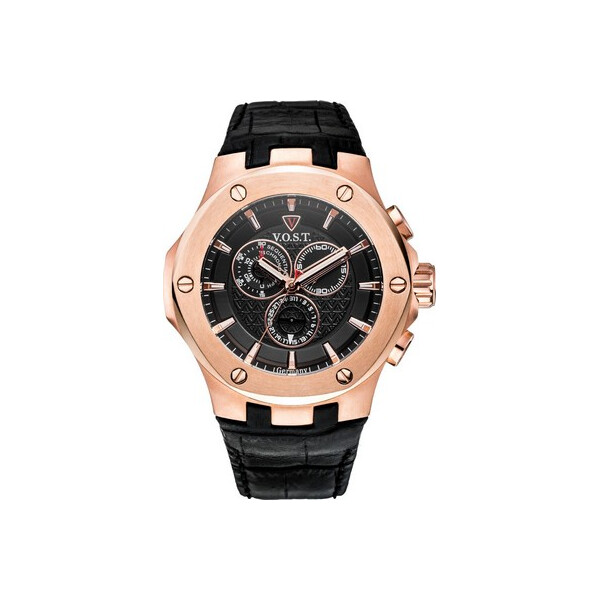

Часы V.O.S.T. Germany V100.012.CR.RS.L.B Chronograph 44mm 20ATM