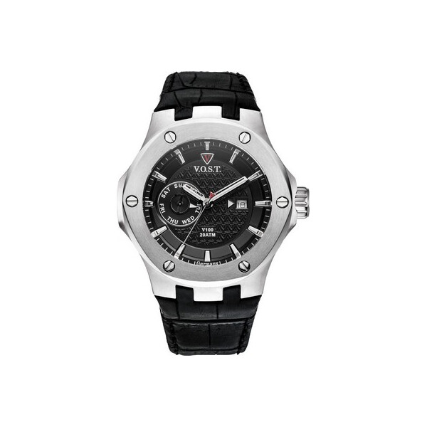 

Часы V.O.S.T. Germany V100.004.MS.SS.L.B Multif. Day-Date 44mm 20ATM