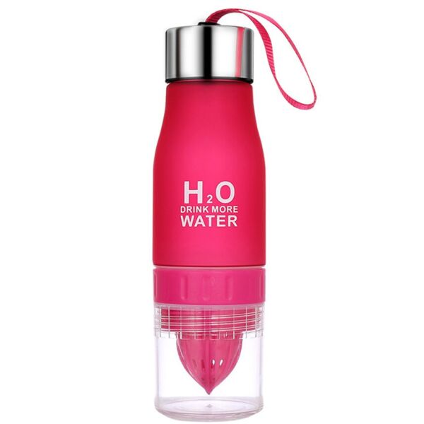 

Бутылка для воды и напитков с соковыжималкой H2O Water Bottle Розовый (650 мл) (MS 2944-P)