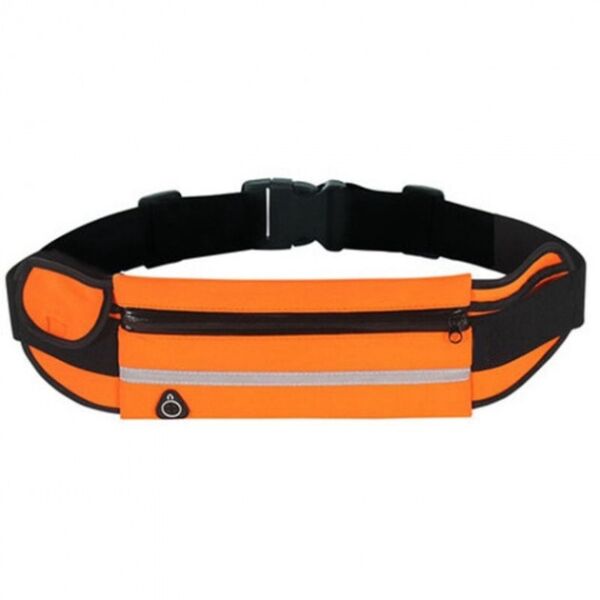 

Спортивная влагостойкая сумка для бега на пояс CF88 RunningBag Оранжевый (38.5х10 см) (RB 5546-1-O)