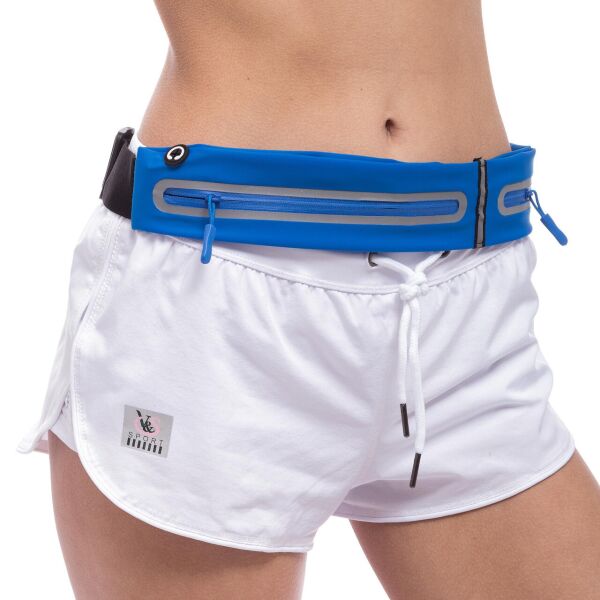 

Сумка на пояс для бега с двумя отделениями на молниях CF88 Belt-Bag Синий (YN-DY008-BL)