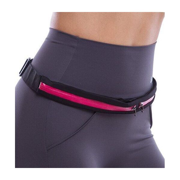 

Спортивная сумка для бега на пояс CF88 Pocket Belt Черный-розовый (2 отделения) (RB 5546-3-P)