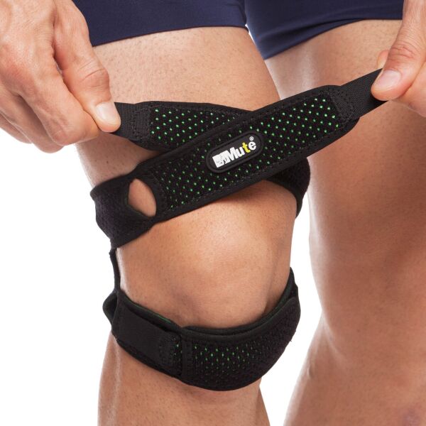 

Накладка на колено (1шт) MUTE Knee Pad Черный-синий (регулируемый) (9047-BBL)