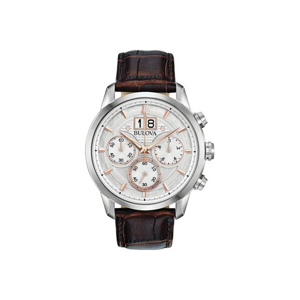 

Часы Bulova 96B309 Sutton Classic Chronograph 44mm 3ATM