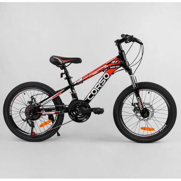 

Велосипед Спортивный CORSO 20"дюймов 95461 красный 04613