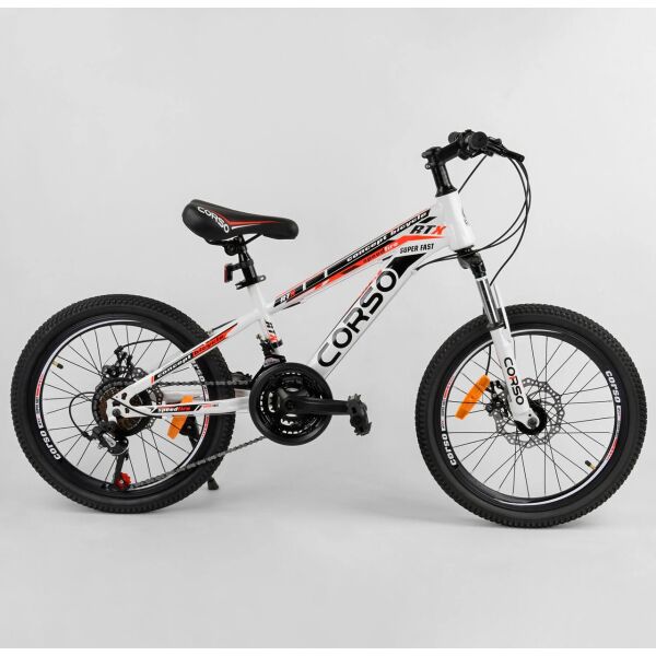 

Велосипед Спортивный CORSO 20"дюймов 30984 белый 04616