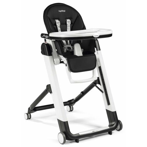 

Стульчик для кормления Peg-Perego Siesta Follow Me Черный с регулировкой высоты, 9 положений + система Stop&Go