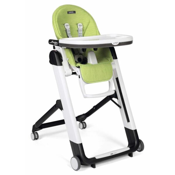 

Стульчик для кормления Peg-Perego Siesta Follow Me Зеленый с регулировкой высоты, 9 положений + система Stop&Go