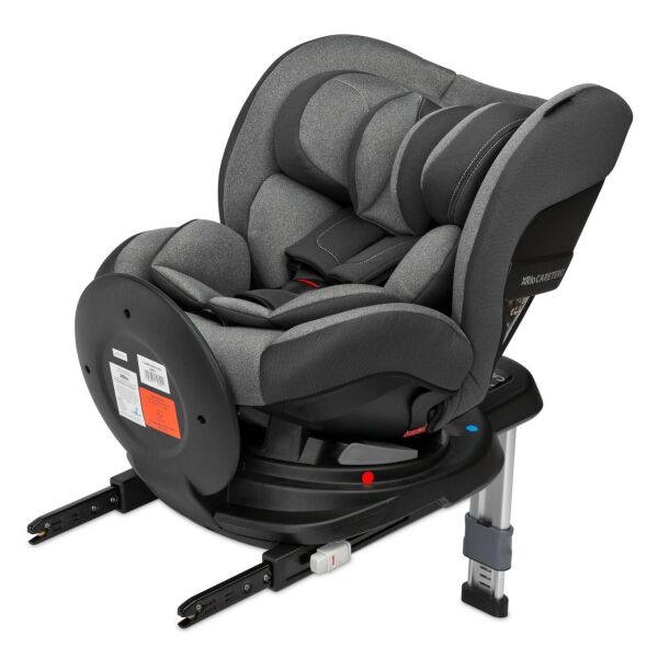 

Автокресло Caretero Rio группа 0+/1 (0-22 кг) I-SIZE Grey с системой Isofix и поворотным сидением на 360 ° + боковая защита