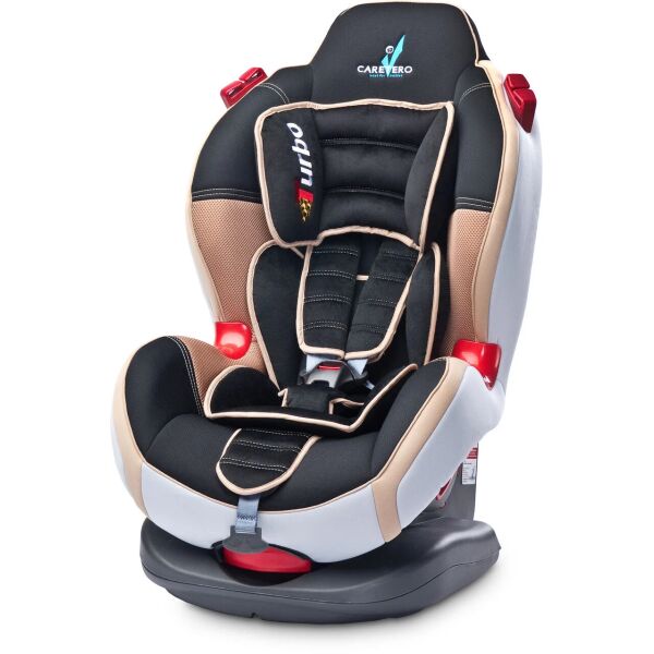 

Автокресло Caretero Sport Turbo группа 1-2 (9-25 кг) с регулировкой спинки, 5 позиций + боковая защита Бежевый/Черный