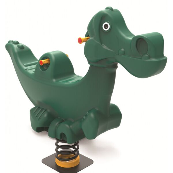 

Качели детские на пружине Exit Toys Дракоша Темно-зеленый пластиковые 110 х 60 х 120 см