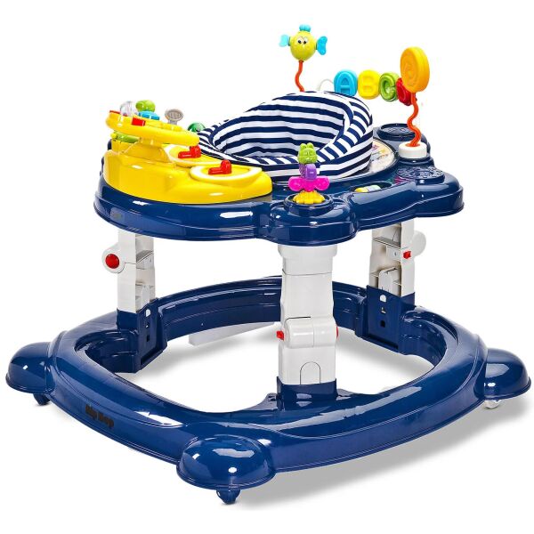 

Ходунки 3 в 1 Caretero Hip Hop Navy со звуковыми и световыми эффектами + игровая панель