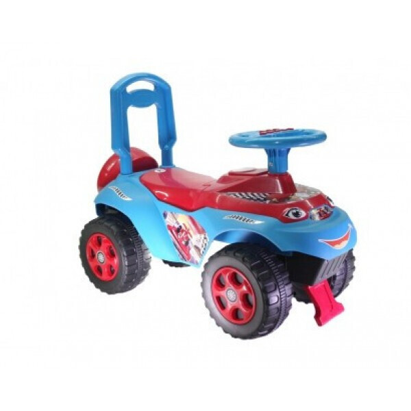 

Машинка-каталка Doloni Toys Автошка Синий/Красный с музыкальными эффектами и родительской ручкой