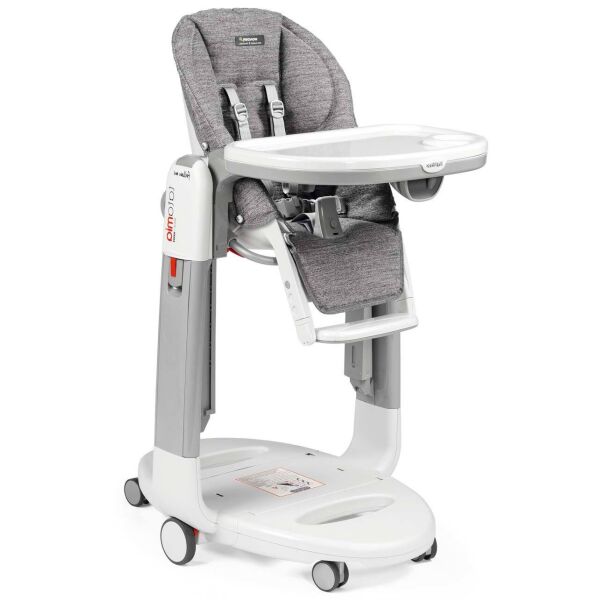 

Стульчик для кормления Peg-Perego Tatamia Follow Me Серый с регулировкой высоты, 7 положений + система Stop&Go