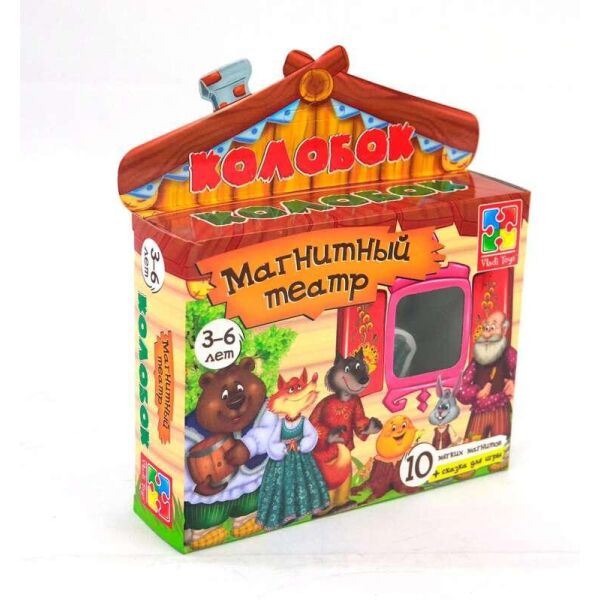 

Игра настольная "Магнитный театр" - Колобок 3206-09 /рус/ "Vladi Toys", (Украина)