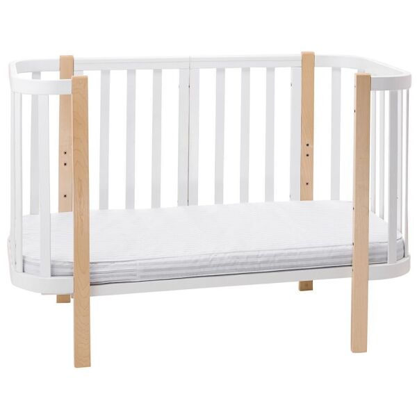 

Матрас детский толщиной 5 см из 5 слоёв кокосовой койры, чехол на молнии. Oval-120 OK-5 Белый