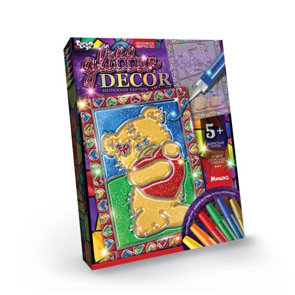 

Набор для творчества «Glitter Decor», рус.(GD-01-05)