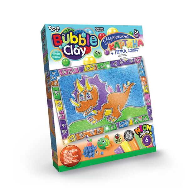 

Витражная картина 1 «BUBBLE CLAY» из пластилина(BBC-02-01U)
