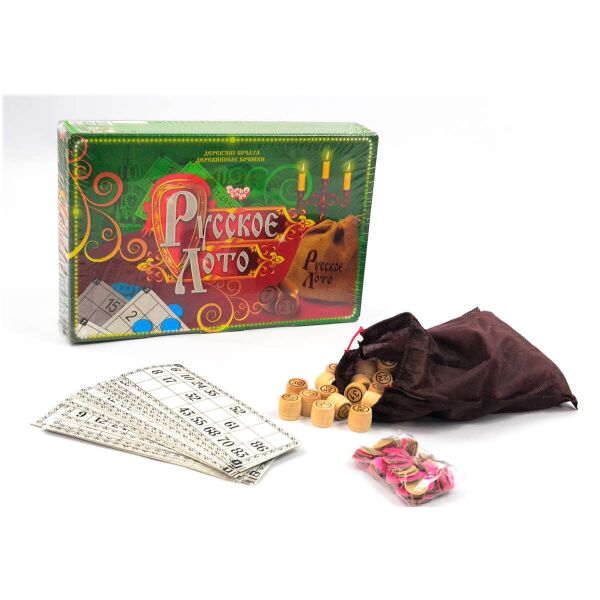 

Игра настольнаяя «Русское Лото» зеленое(DTG39-Gr)