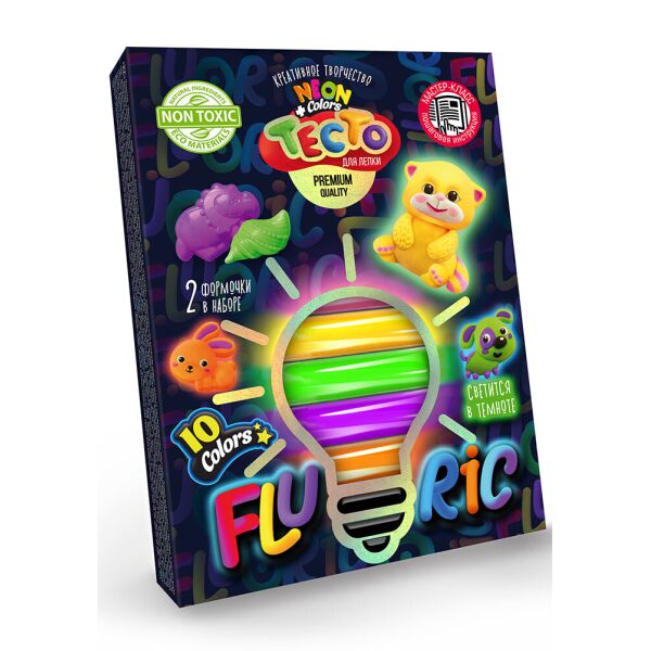 

Тесто для лепки «Flouric» 10 цветов(TMD-FL10-01,02,03,04)