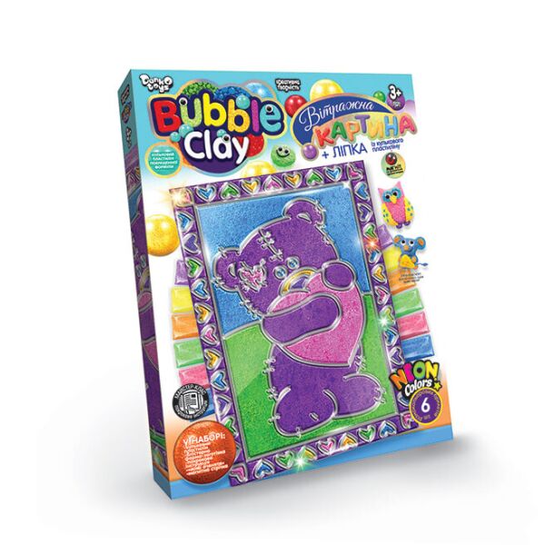 

Витражная картина 4 «BUBBLE CLAY» из пластилина(BBC-02-04U)