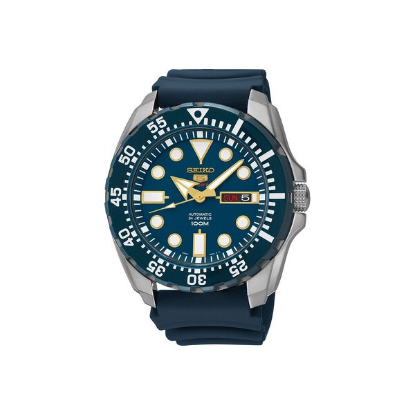 

Часы Seiko 5 SRP605K2 Automatik Diver silber blau 44mm 100M