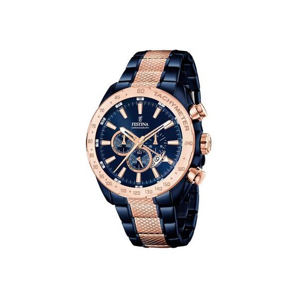 

Часы Festina F16886/1 Dual-Time Chronograph 44mm 10ATM