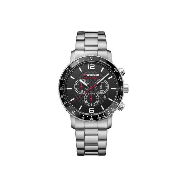 

Часы Wenger 01.1843.103 Roadster Black Night Chronograph 44mm 10ATM