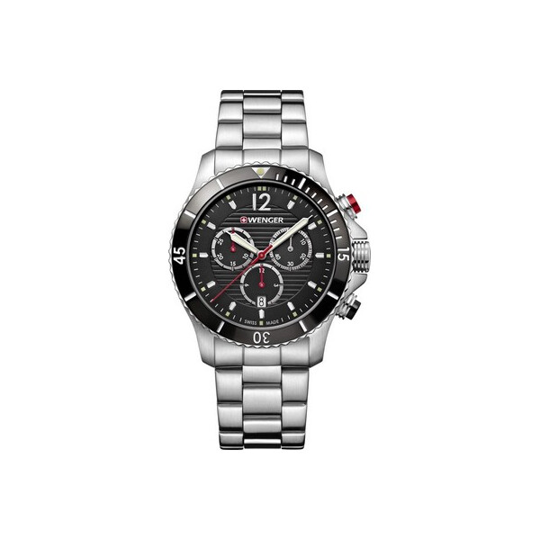 

Часы Wenger 01.0643.109 Seaforce Chronograph 43mm 20ATM