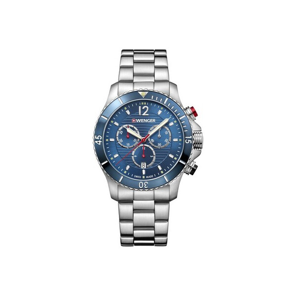 

Часы Wenger 01.0643.111 Seaforce Chronograph 43mm 20ATM