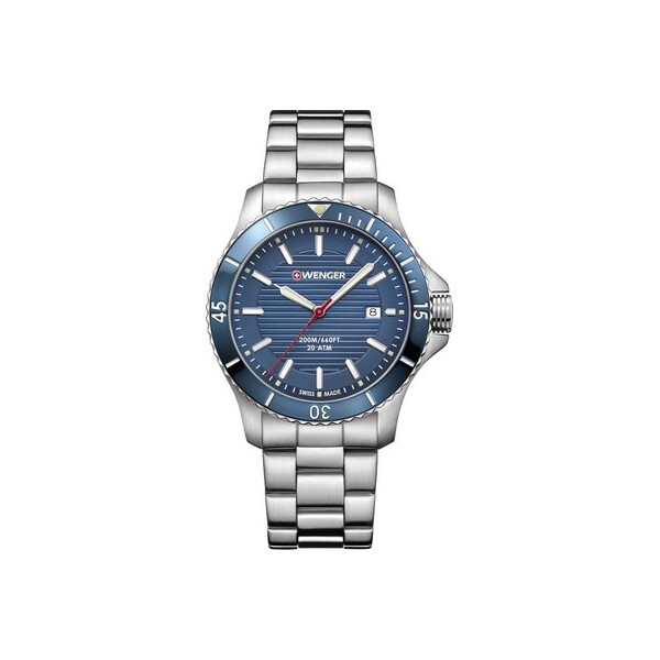 

Часы Wenger 01.0641.120 Seaforce Herren 43mm 20ATM