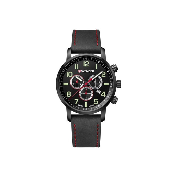

Часы Wenger 01.1543.104 Attitude Chronograph 44mm 10ATM