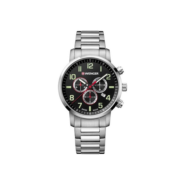 

Часы Wenger 01.1543.102 Attitude Chronograph 44mm 10ATM