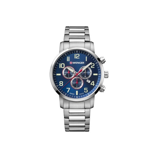 

Часы Wenger 01.1543.101 Attitude Chronograph 44mm 10ATM