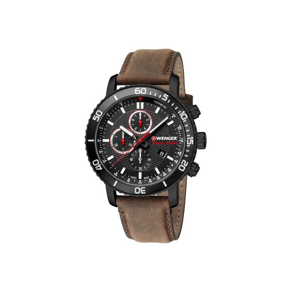 

Часы Wenger 01.1843.107 Roadster Black Night Chronograph 45mm 10ATM