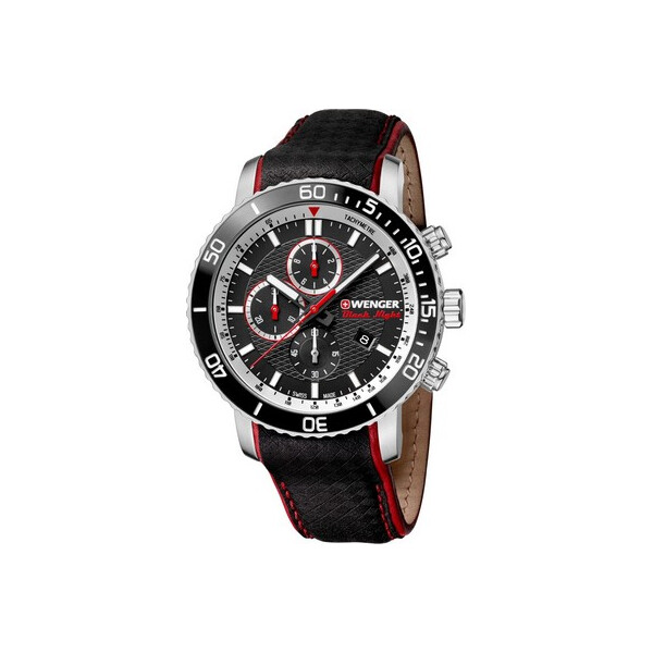 

Часы Wenger 01.1843.105 Roadster Black Night Chronograph 45mm 10ATM